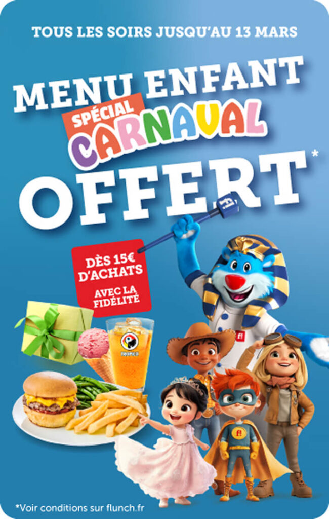 encart fid menu enfant offert