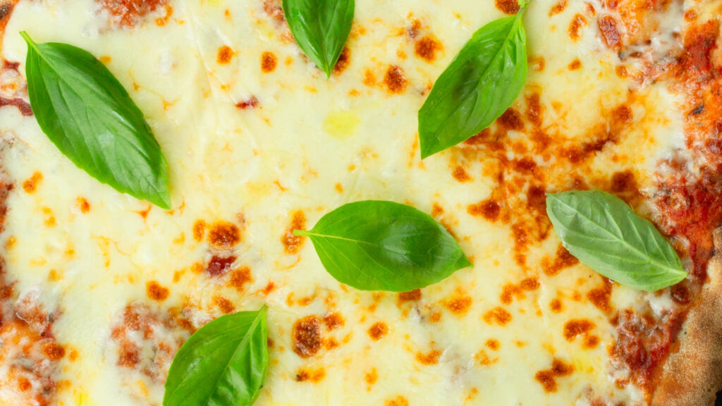 pizza margherita végétarienne