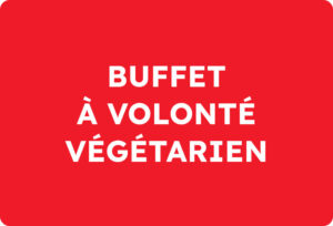 buffet à volonté végétarien