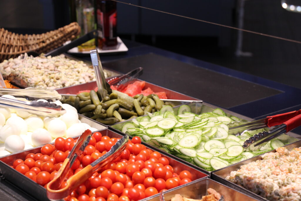 buffet froid à volonté sans gluten