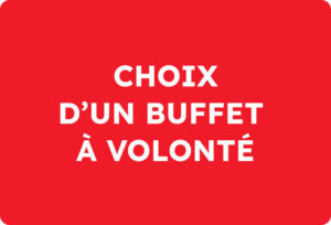 choix dun buffet à volonté