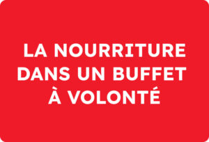 nourriture buffet à volonté