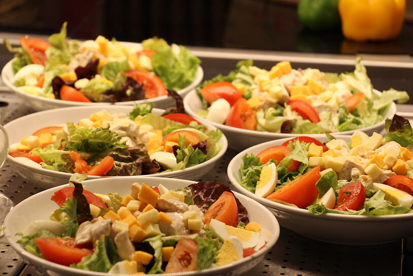 photo buffet froid salade