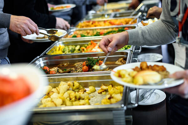 buffet de légumes