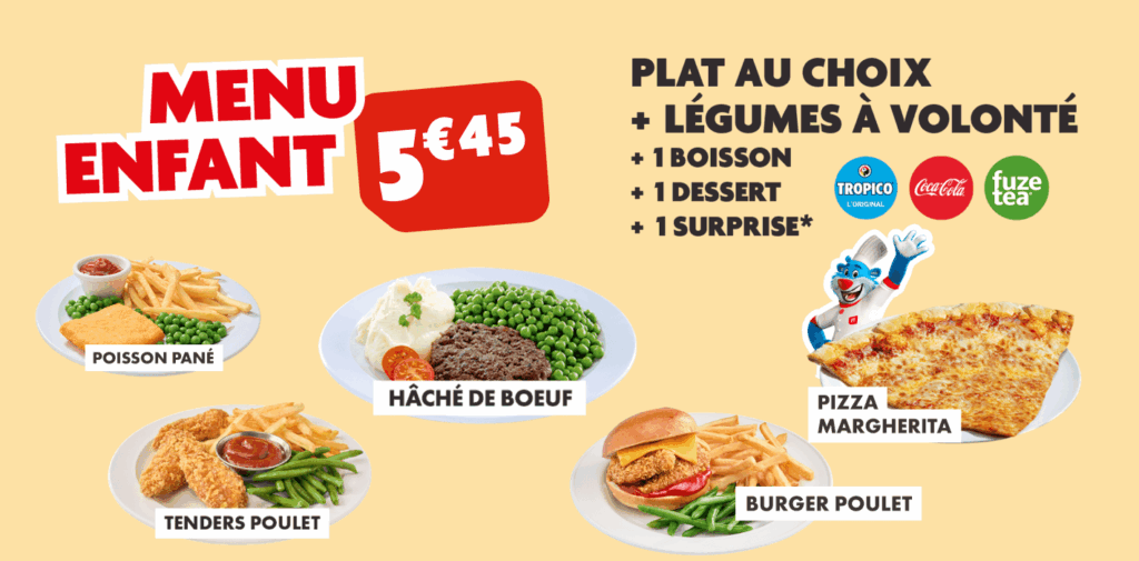 Menu enfant