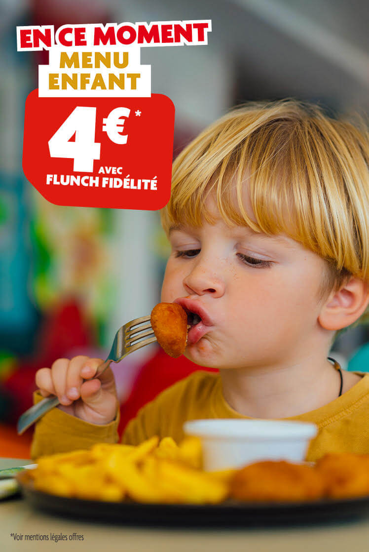 Menu enfant 4€