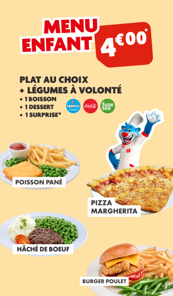 Menu enfant 4€
