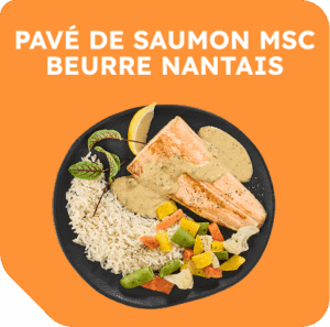 Pavé de saumon MSC beurre nantais