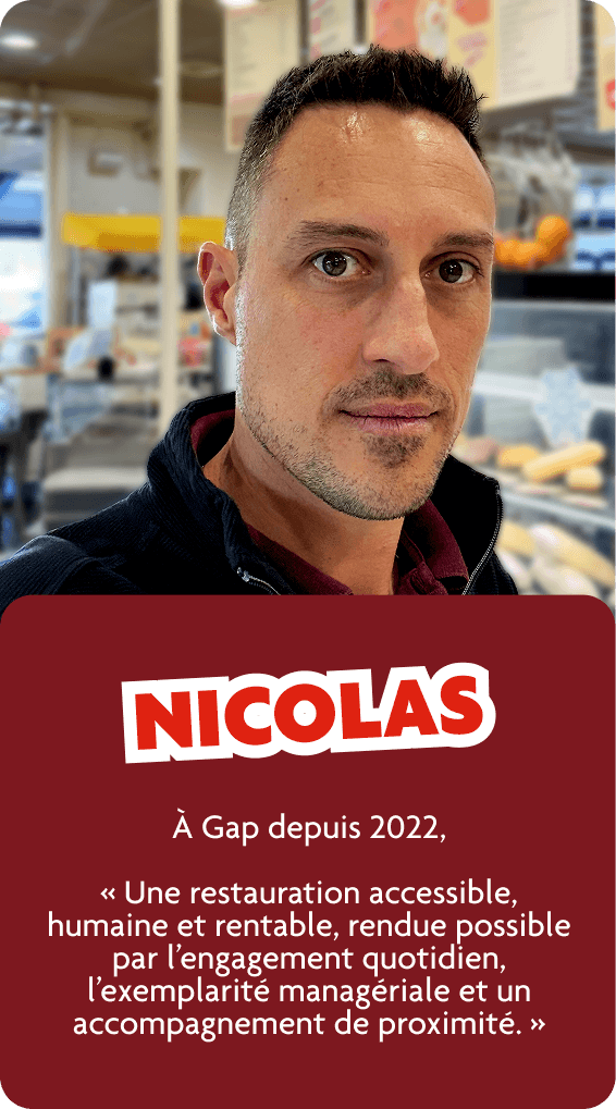 Témoignage franchisé nicolas