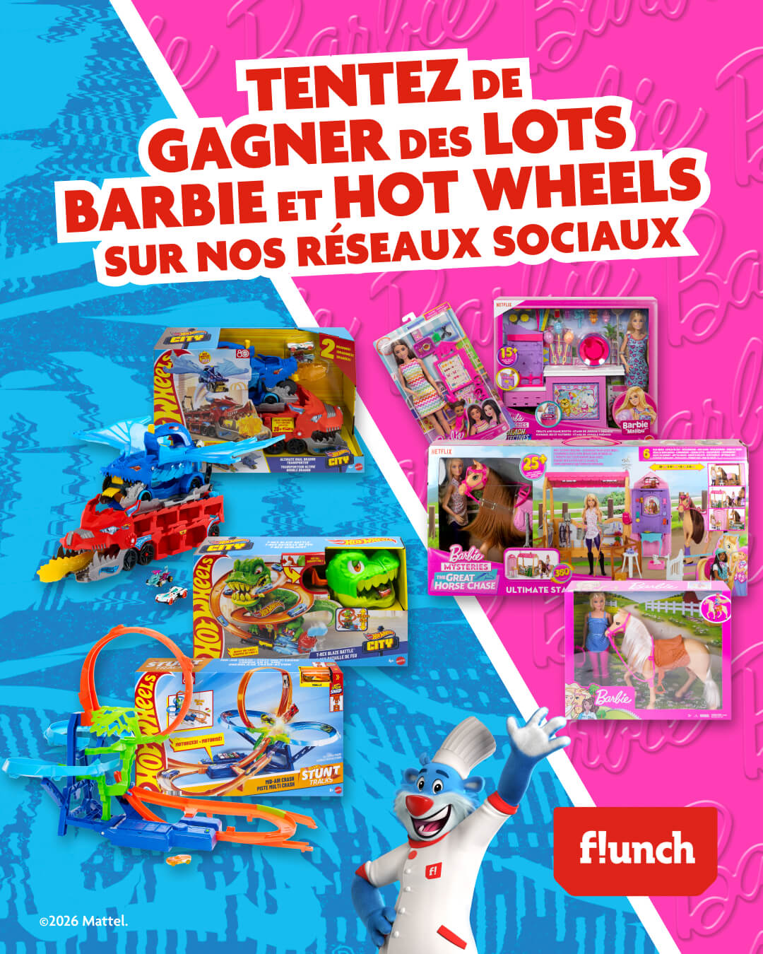 Jeu concours Barbie & Hot Wheels
