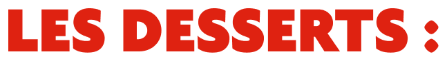 titre desserts