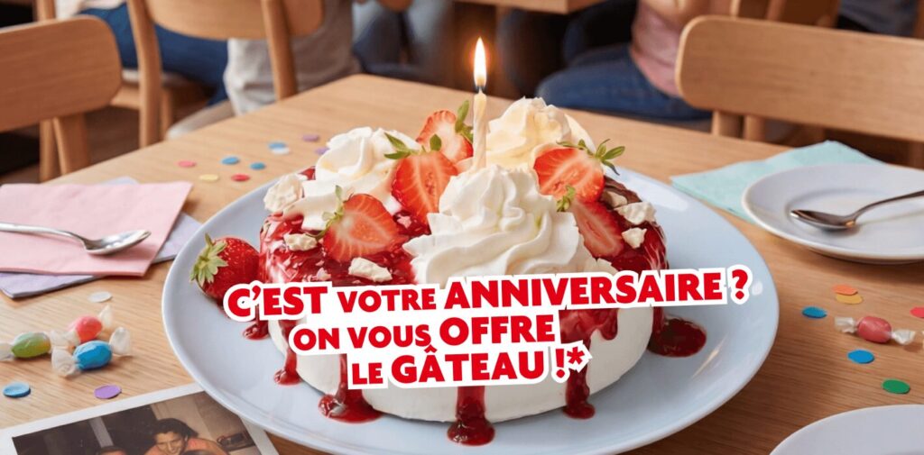 Gateau anniversaire