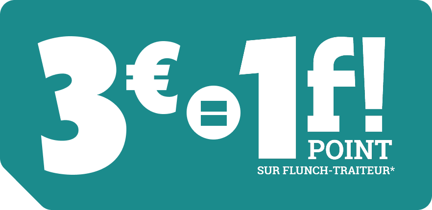 fidélité flunch traiteur