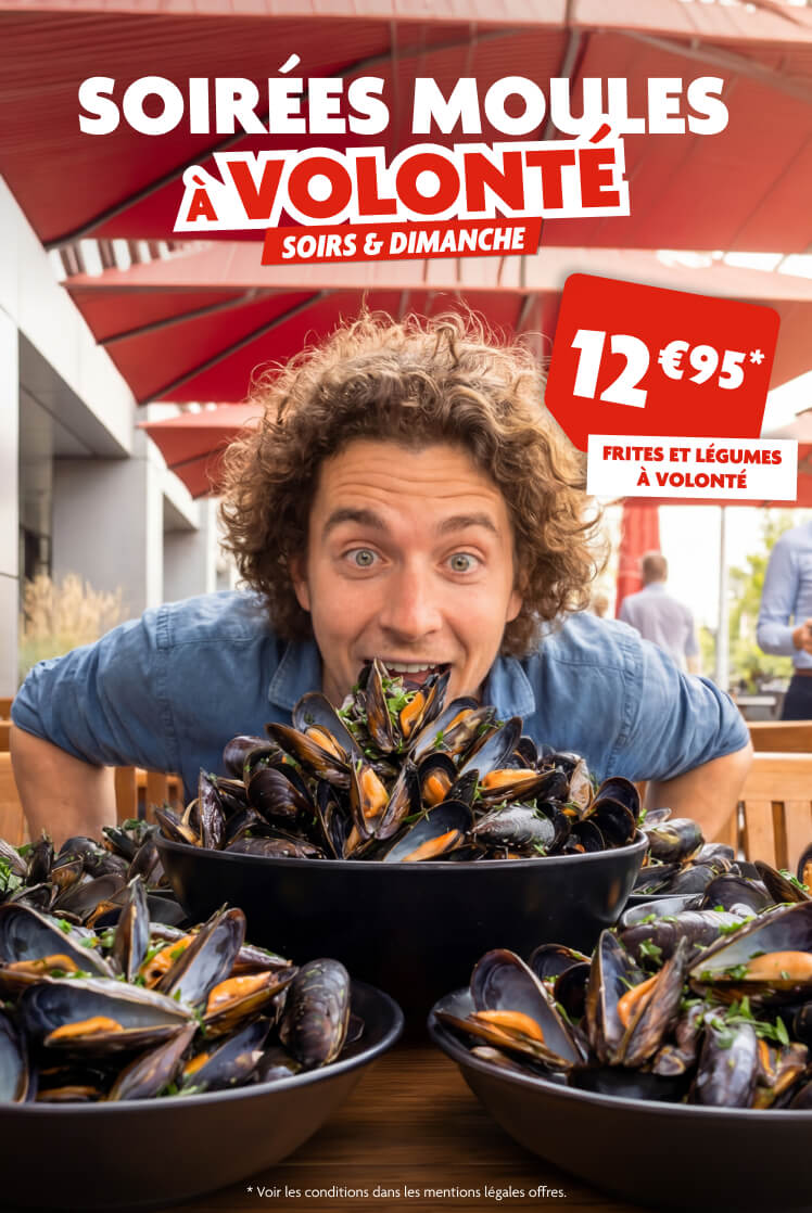 Soirées : Moules à volonté