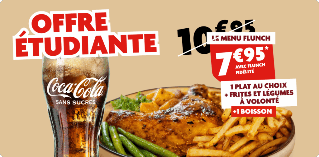 menu etudiant