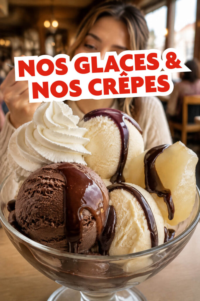 nos glaces et nos crepes