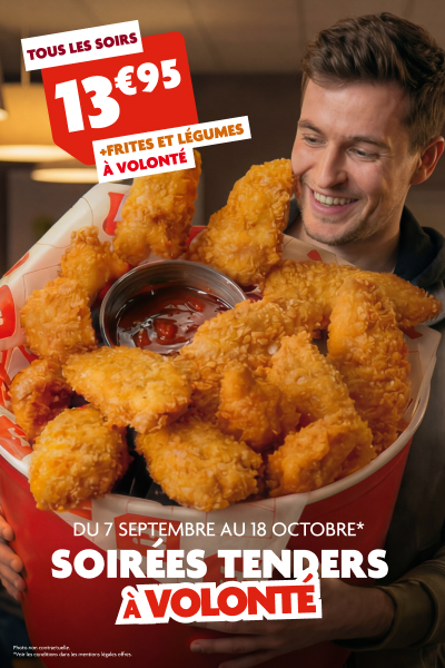 soirée tenders