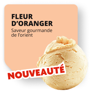 glace fleur d'oranger