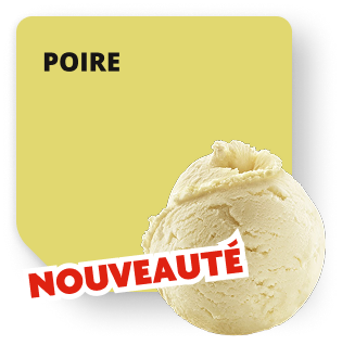 glace poire